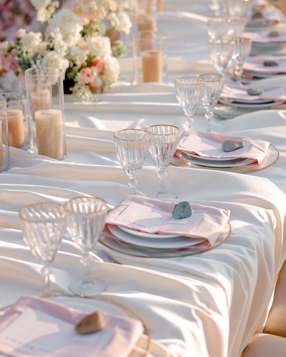 A Seaside Pastel Wedding in Lebanon