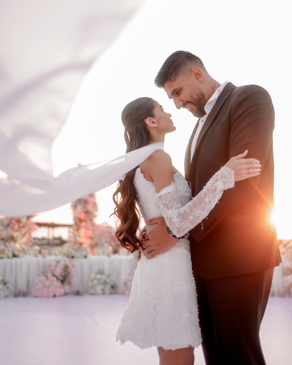 A Seaside Pastel Wedding in Lebanon