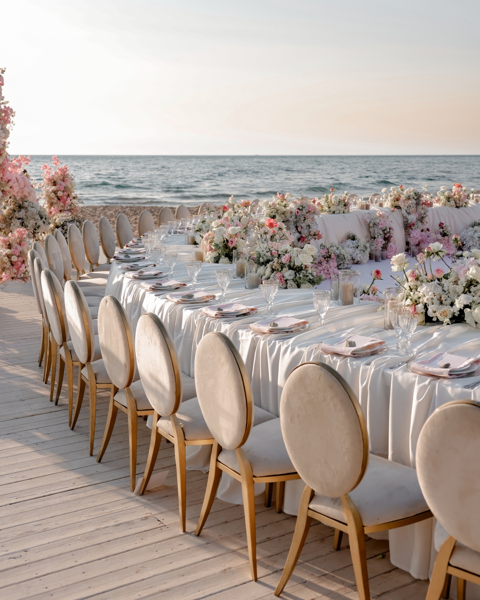 A Seaside Pastel Wedding in Lebanon