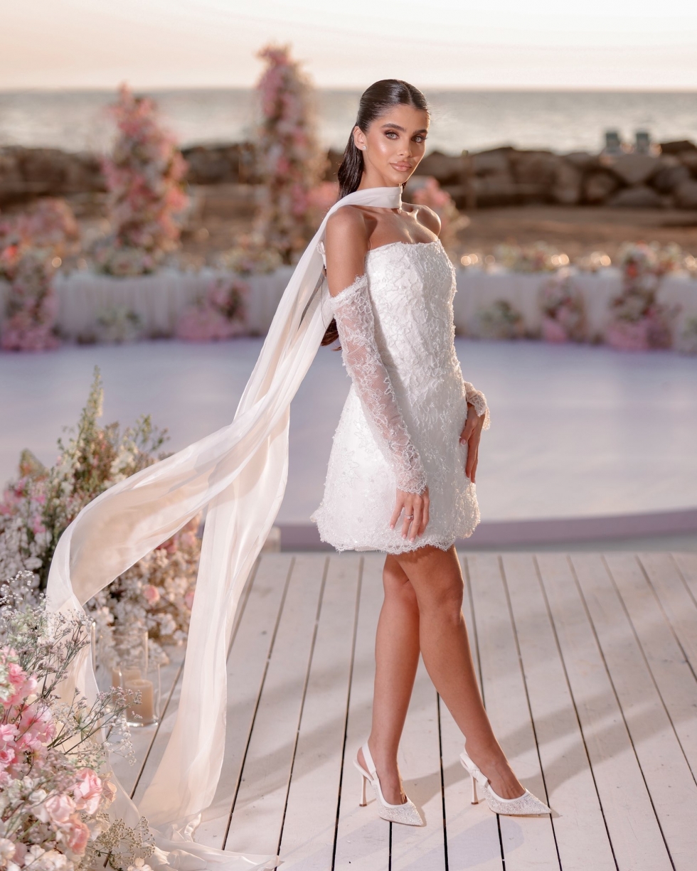 A Seaside Pastel Wedding in Lebanon