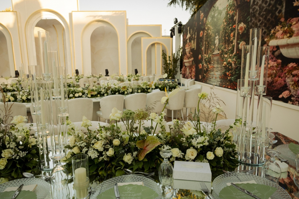 A Heavenly White Wedding in Amman A Heavenly White Wedding in Amman