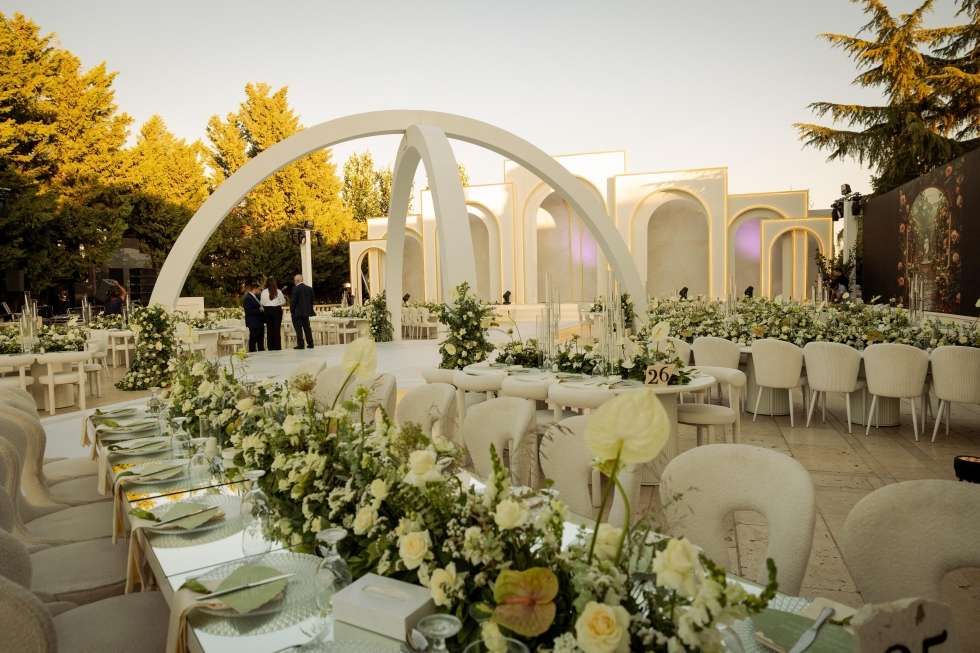 A Heavenly White Wedding in Amman A Heavenly White Wedding in Amman