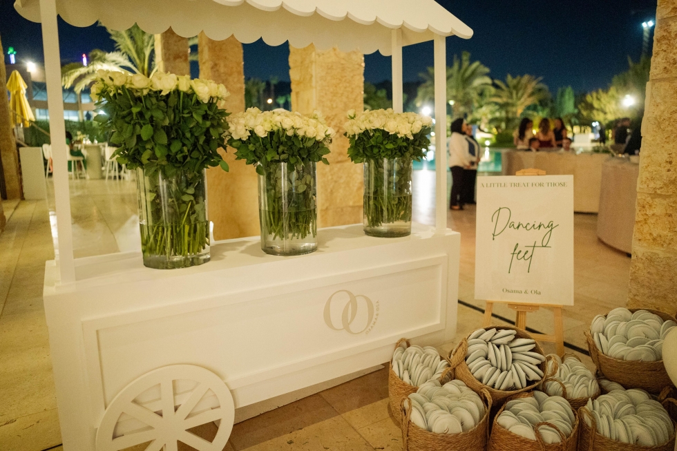 A Heavenly White Wedding in Amman A Heavenly White Wedding in Amman