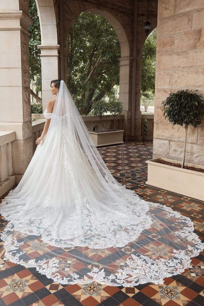 Stunning Cathedral Veils For The Tall Bride Stunning Cathedral Veils For The Tall Bride