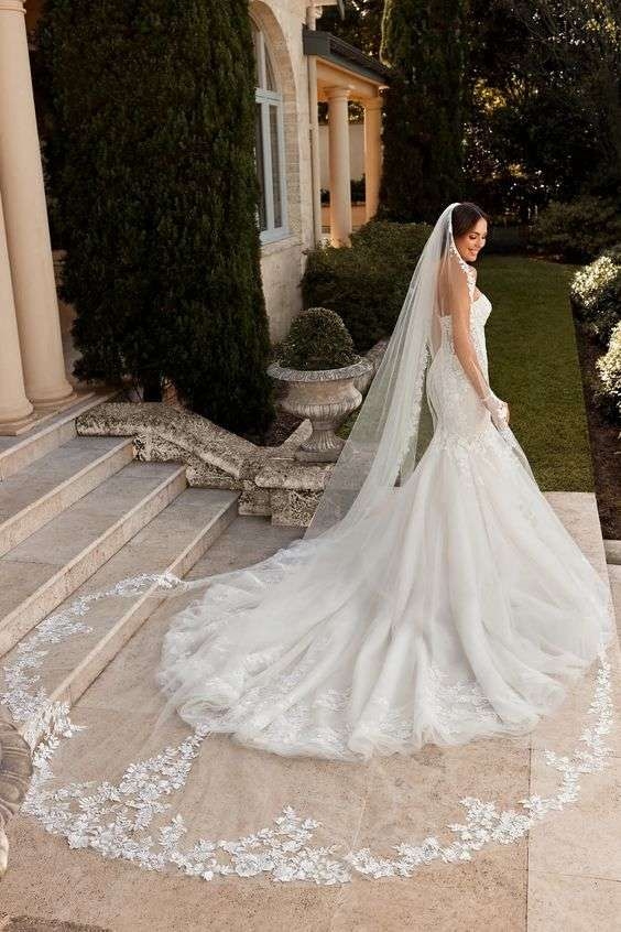 Stunning Cathedral Veils For The Tall Bride Stunning Cathedral Veils For The Tall Bride