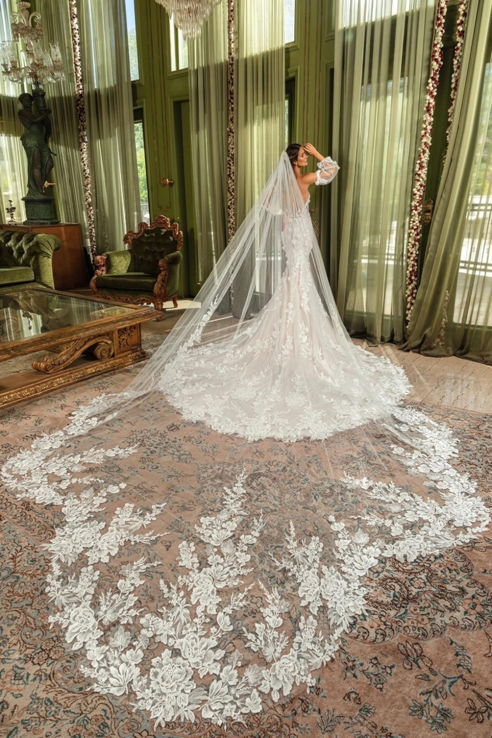 طرحات العرايس الطويلة طرحات العرايس الطويلة