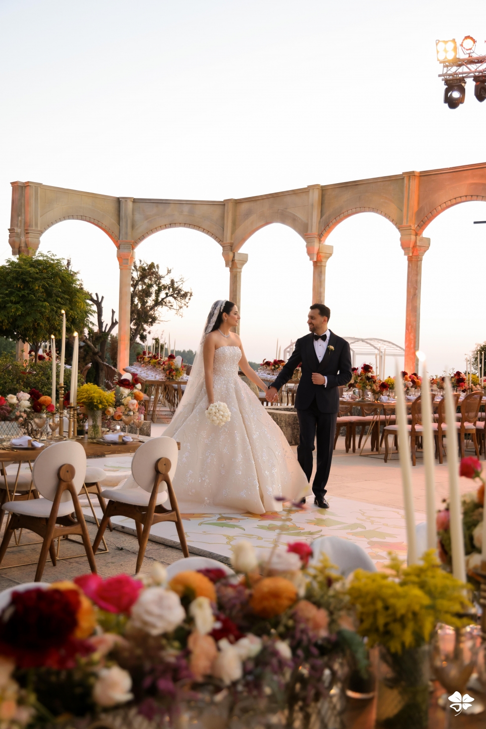 A Palace Celebration Wrapped in Oriental Elegance