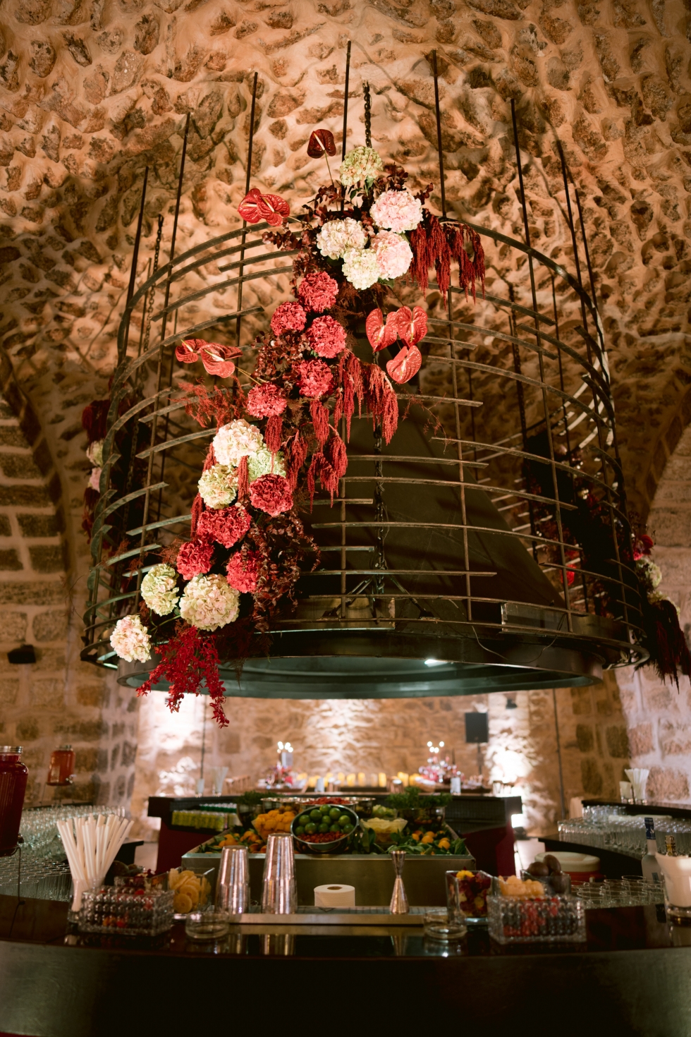 A Romantic Burgundy Engagement in Amman