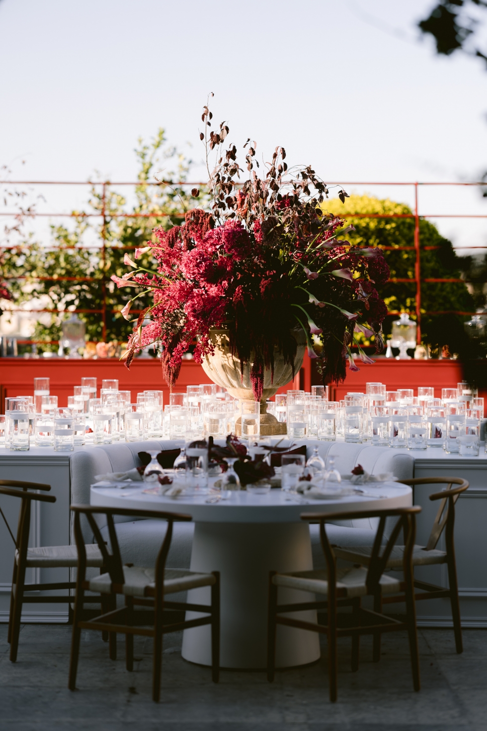 A Romantic Burgundy Engagement in Amman