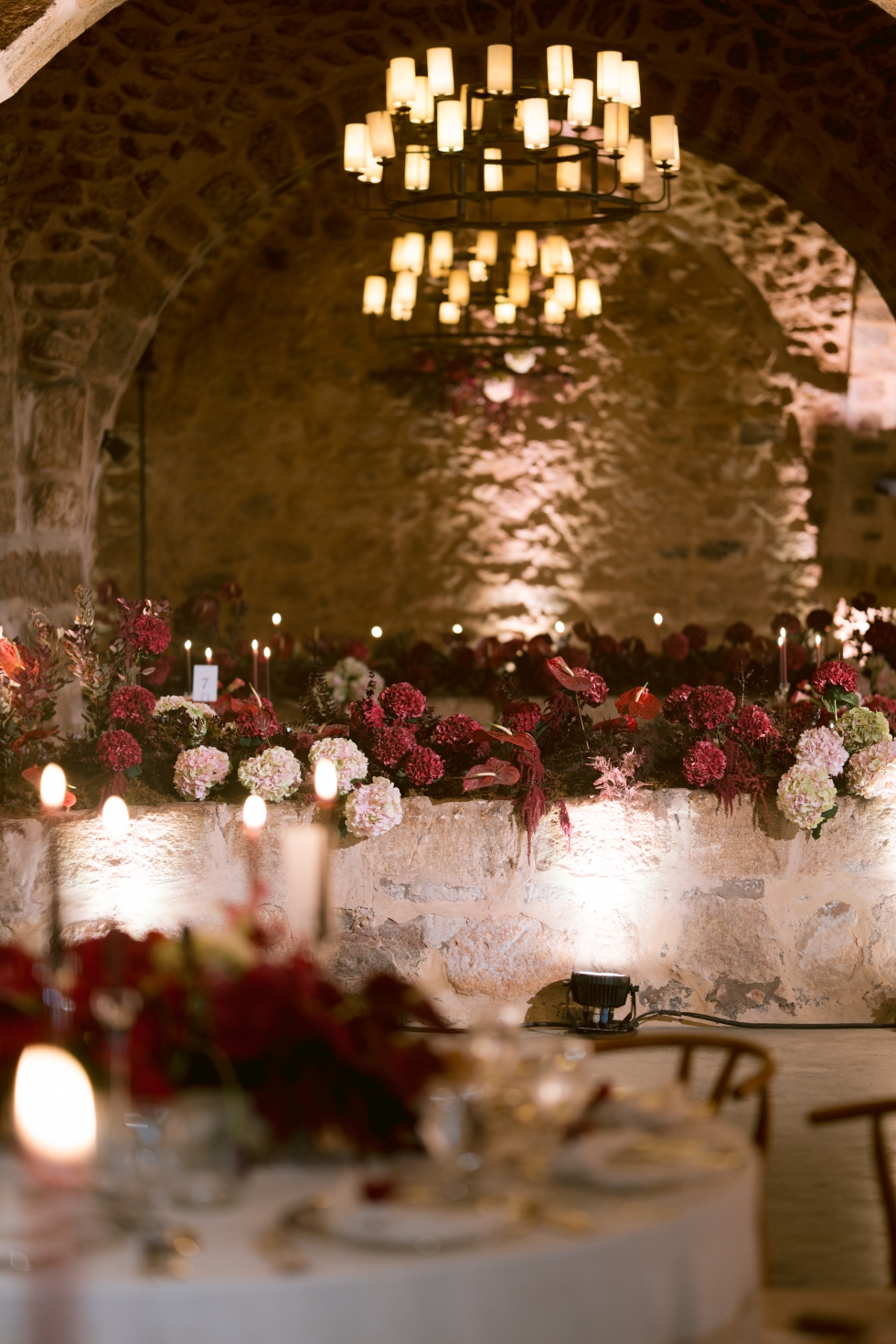 A Romantic Burgundy Engagement in Amman
