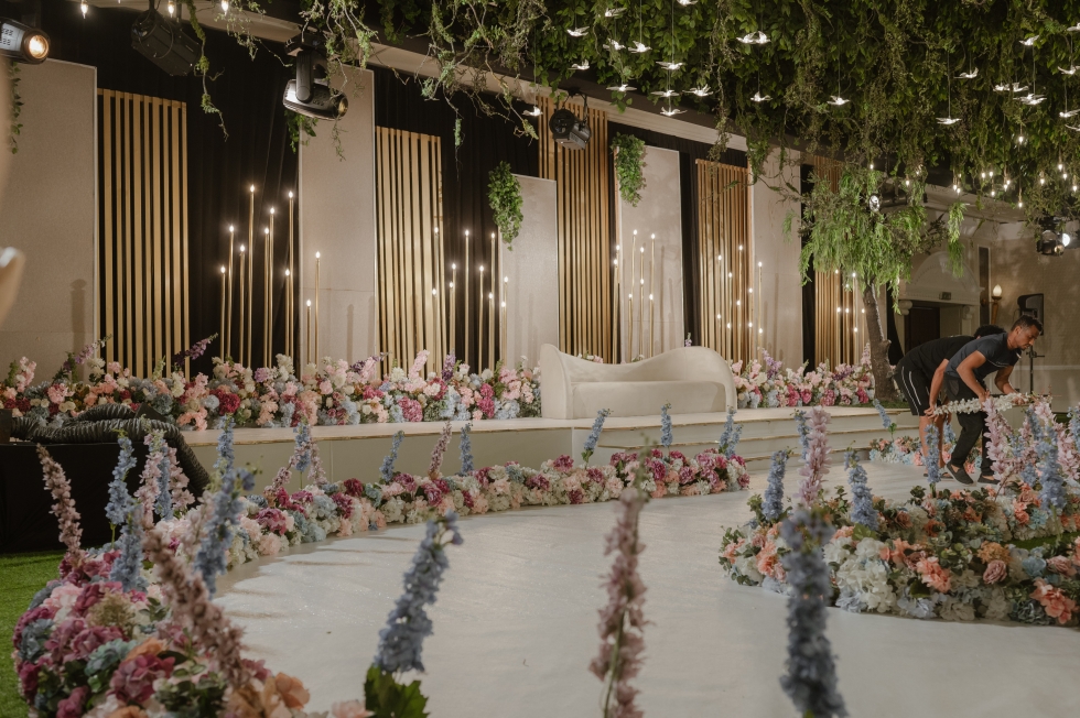 An Emirati and Yemeni Secret Garden Wedding in Dubai
