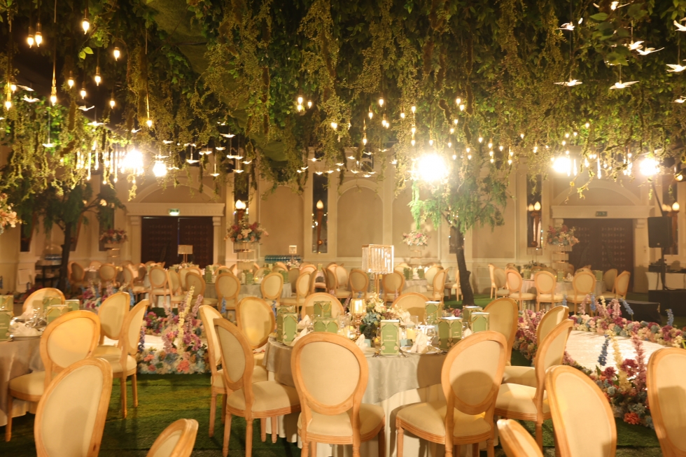 An Emirati and Yemeni Secret Garden Wedding in Dubai