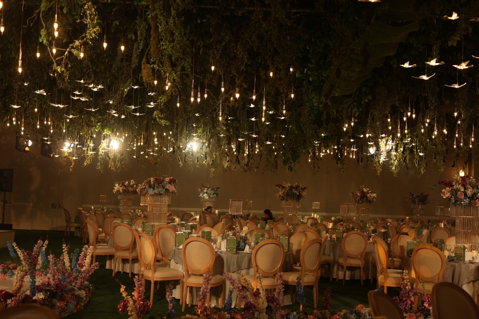 An Emirati and Yemeni Secret Garden Wedding in Dubai