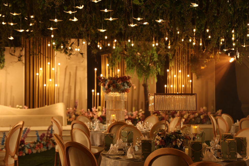 An Emirati and Yemeni Secret Garden Wedding in Dubai