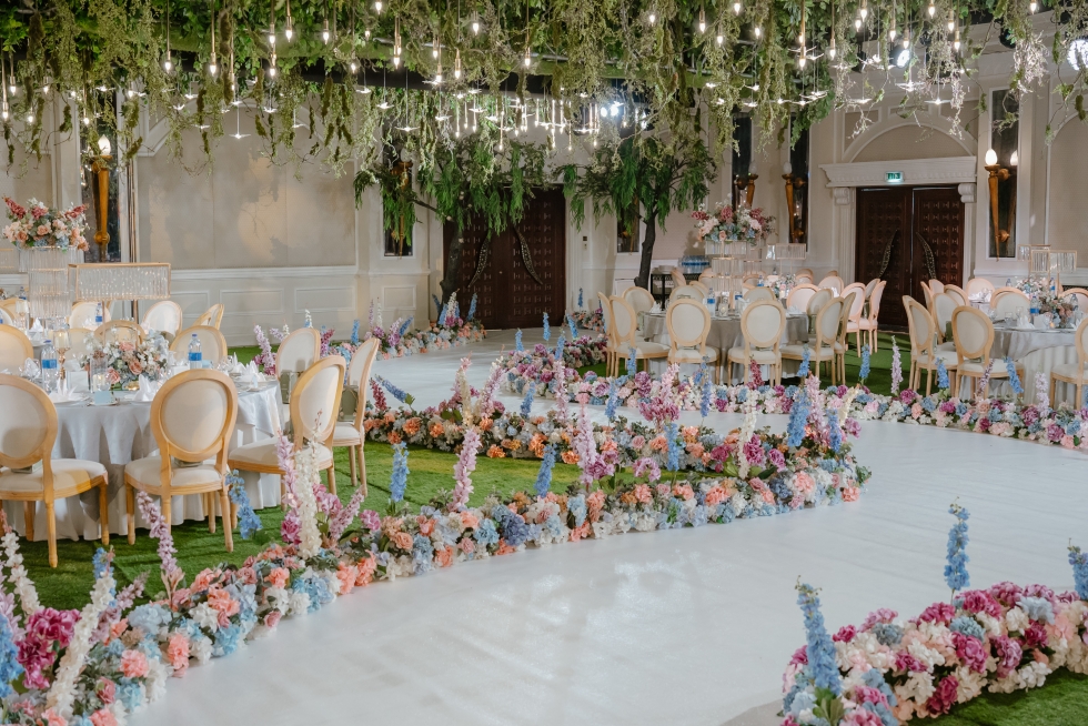 An Emirati and Yemeni Secret Garden Wedding in Dubai