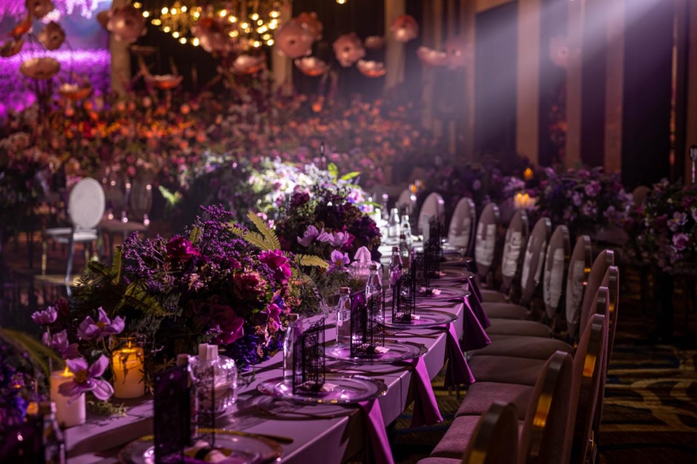 A Purple Paradise Wedding in Bahrain