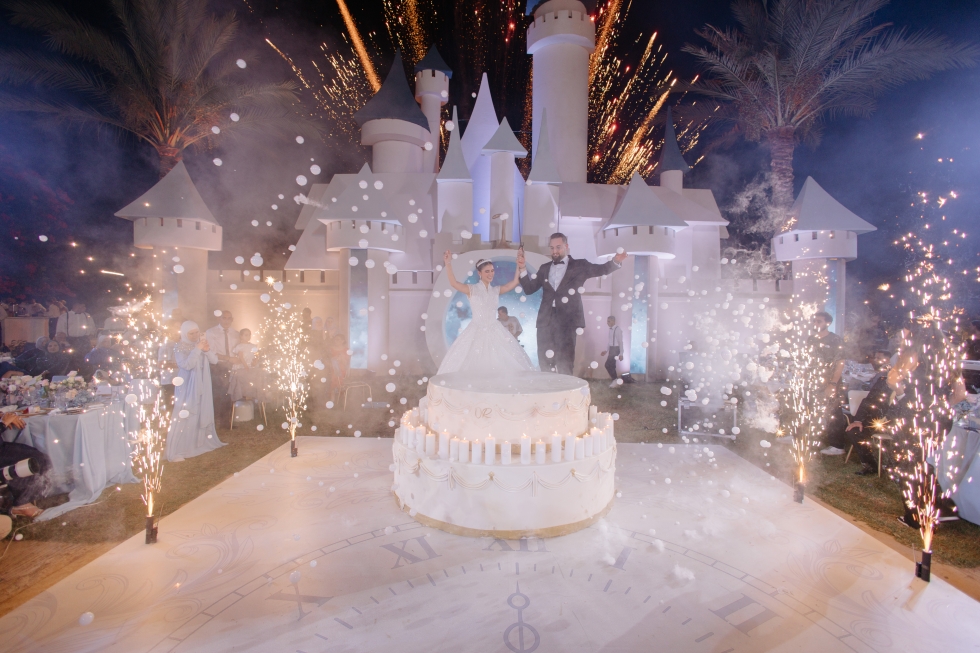 حفل زفاف لبناني مستوحى من عالم ديزني الخيالي حفل زفاف لبناني مستوحى من عالم ديزني الخيالي