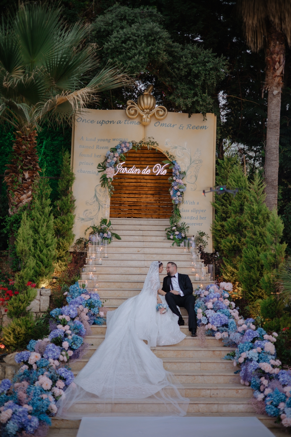 حفل زفاف لبناني مستوحى من عالم ديزني الخيالي حفل زفاف لبناني مستوحى من عالم ديزني الخيالي