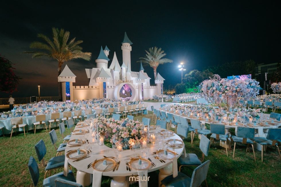 حفل زفاف لبناني مستوحى من عالم ديزني الخيالي حفل زفاف لبناني مستوحى من عالم ديزني الخيالي