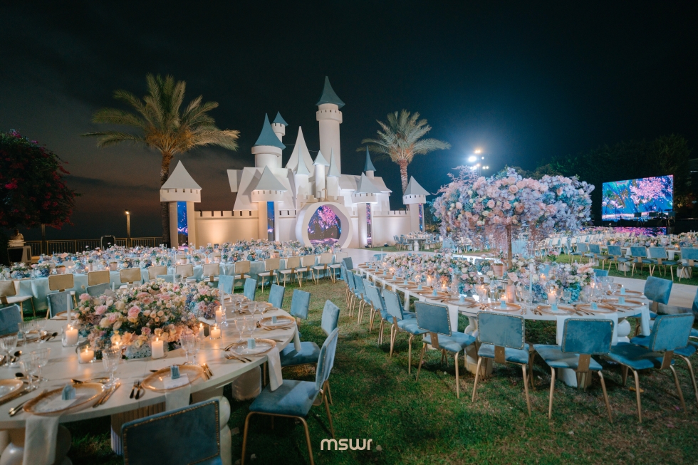 حفل زفاف لبناني مستوحى من عالم ديزني الخيالي حفل زفاف لبناني مستوحى من عالم ديزني الخيالي
