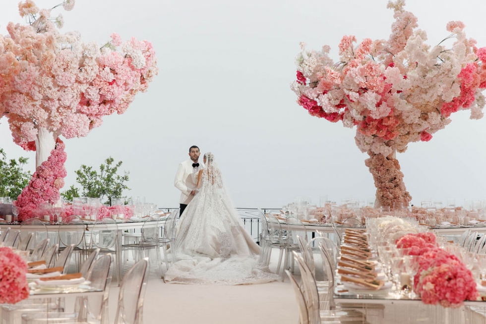 حفل زفاف لبناني فاخر يفيض فخامة ورومانسية حفل زفاف لبناني فاخر يفيض فخامة ورومانسية