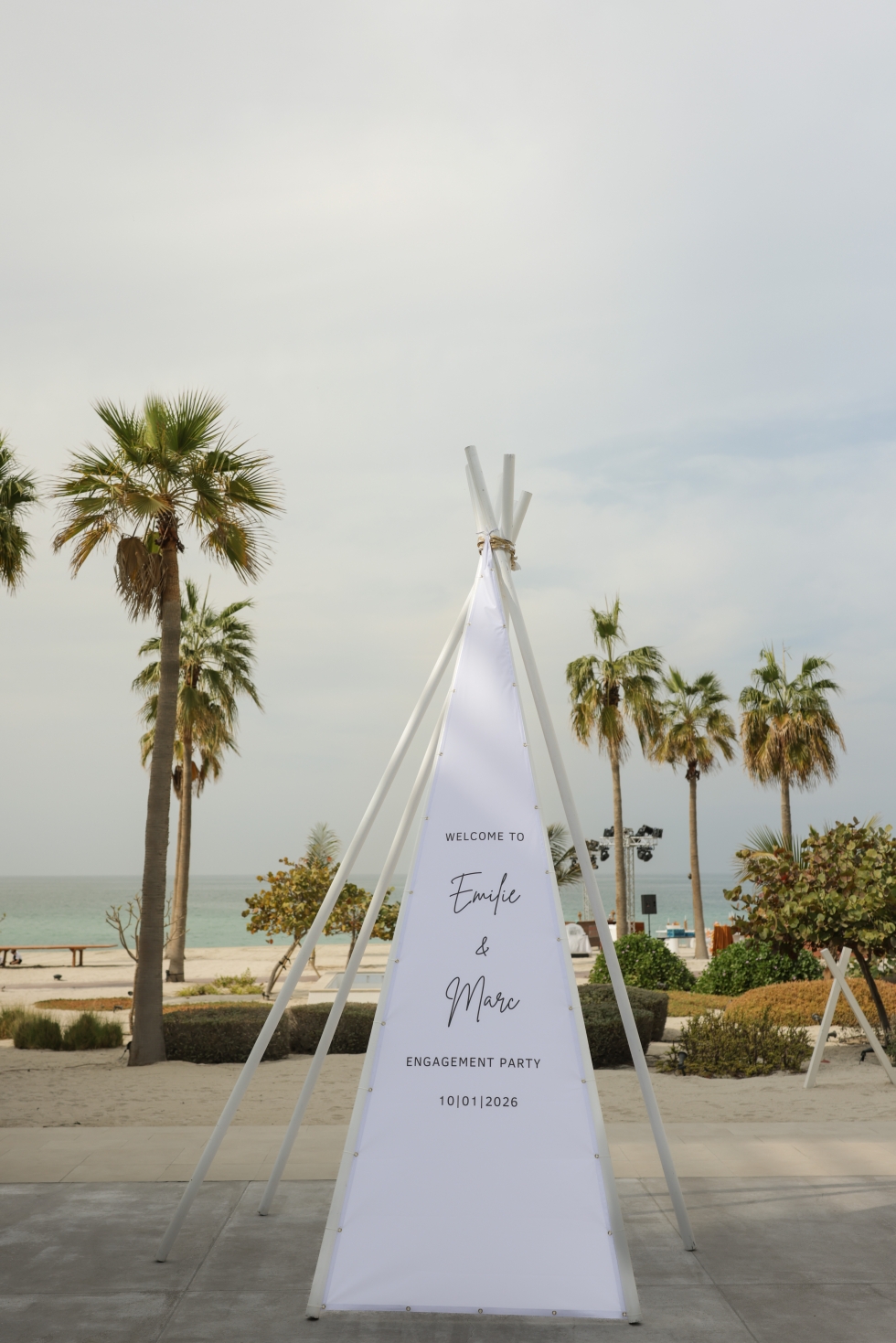 An Orange Engagement Party with Orange Hues