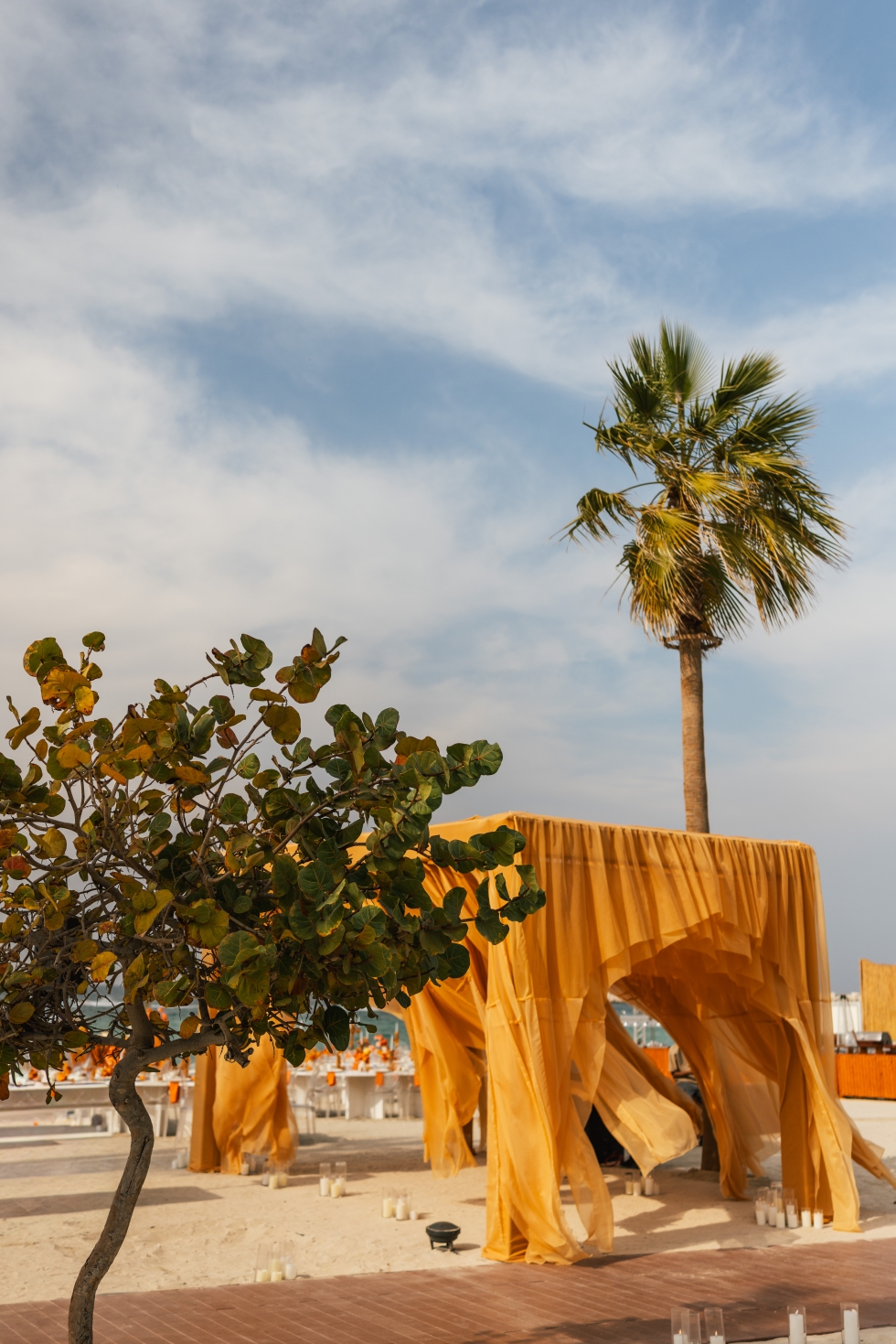 An Orange Engagement Party with Orange Hues