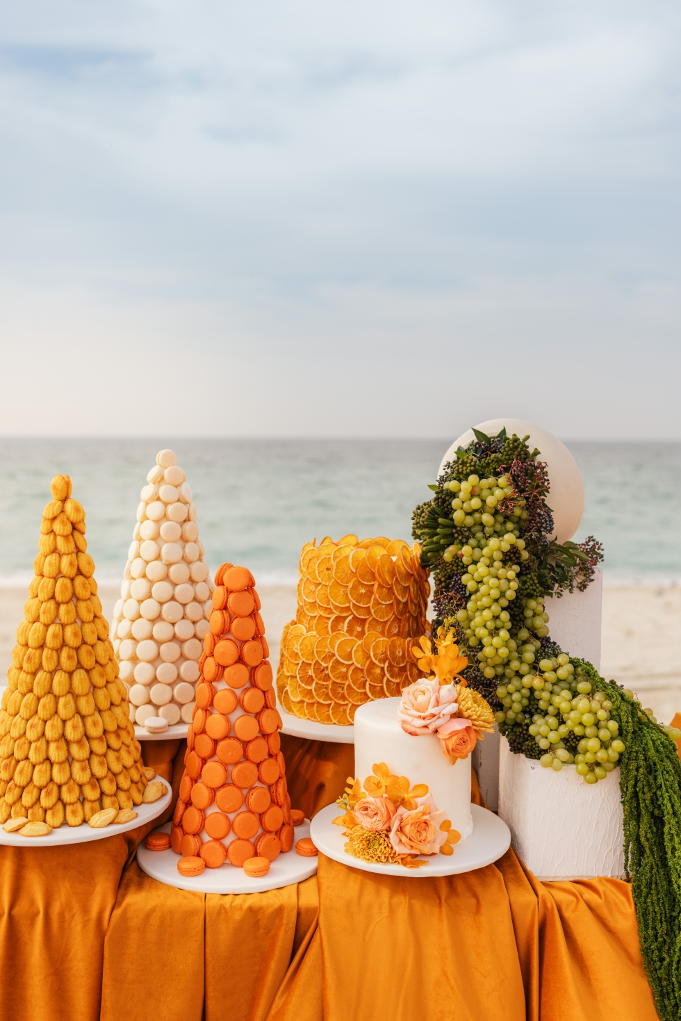 An Orange Engagement Party with Orange Hues