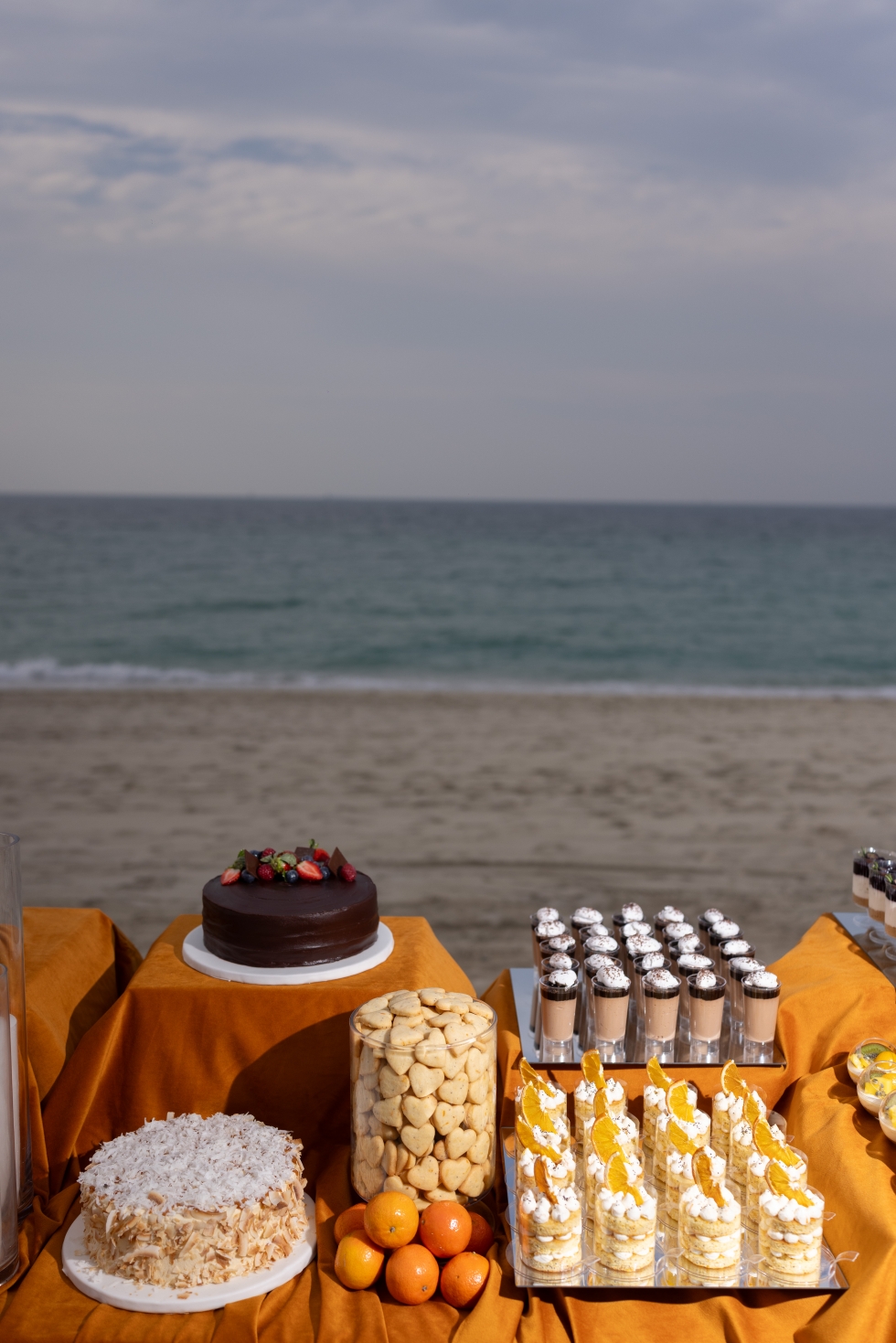 An Orange Engagement Party with Orange Hues