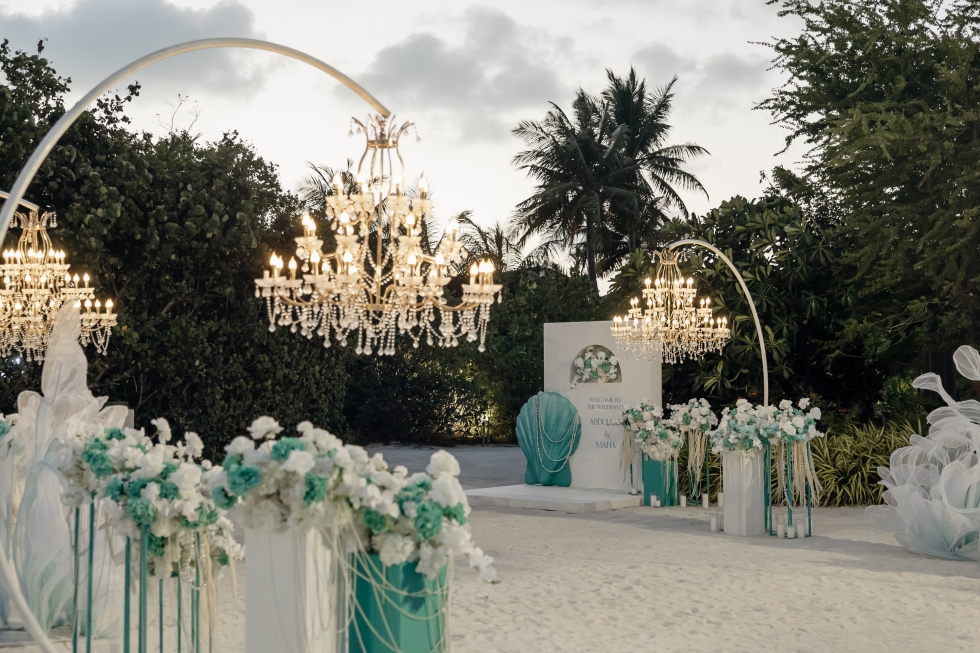 Where The Sea Meets Elegance: A Luxurious Syrian Wedding in Maldives