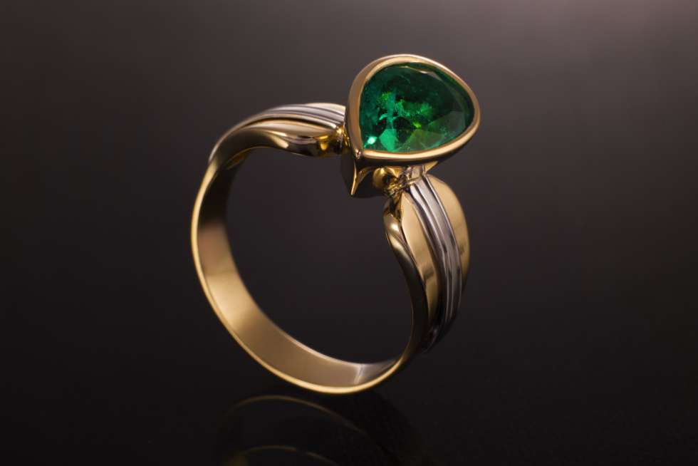 Retro Trendy Set Artificial Diamond Emerald Green Zirconia - Temu