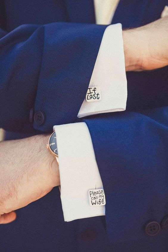 Cufflinks for the Groom