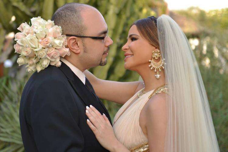 Carole Samaha and Waleed Mustafa's Wedding