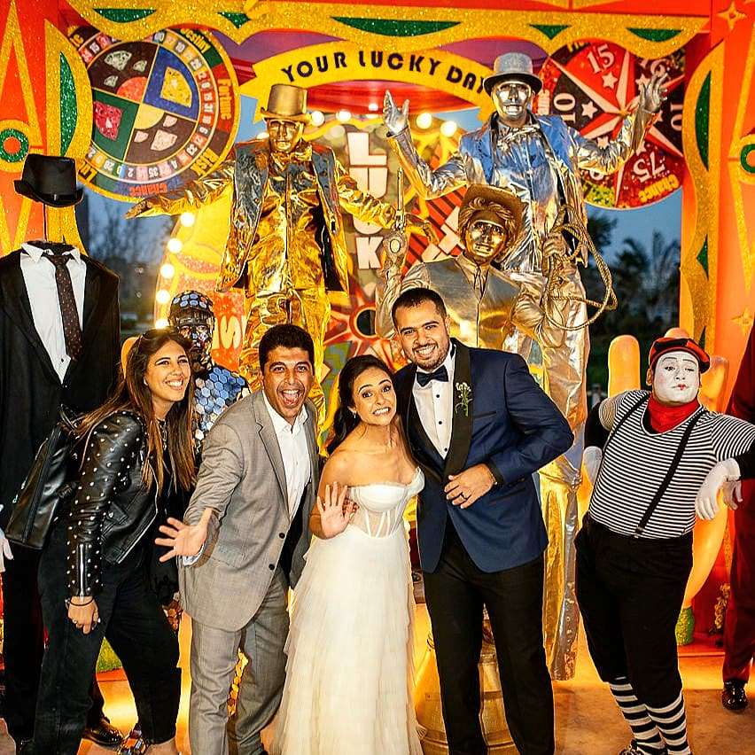 A Fun Carnival Wedding in Egypt