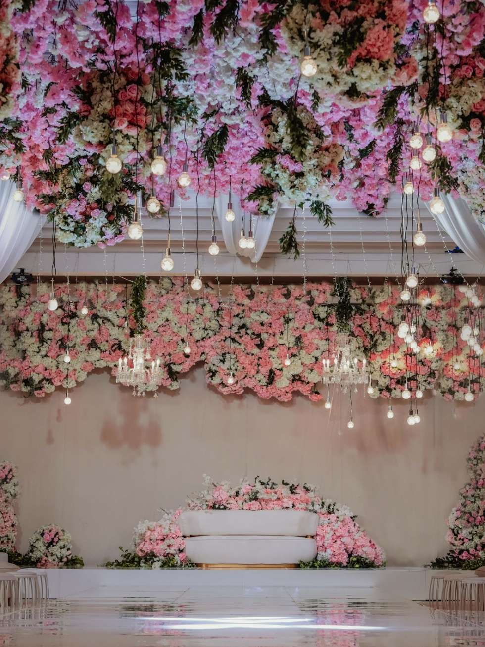 A Pink Floral Wedding in Doha