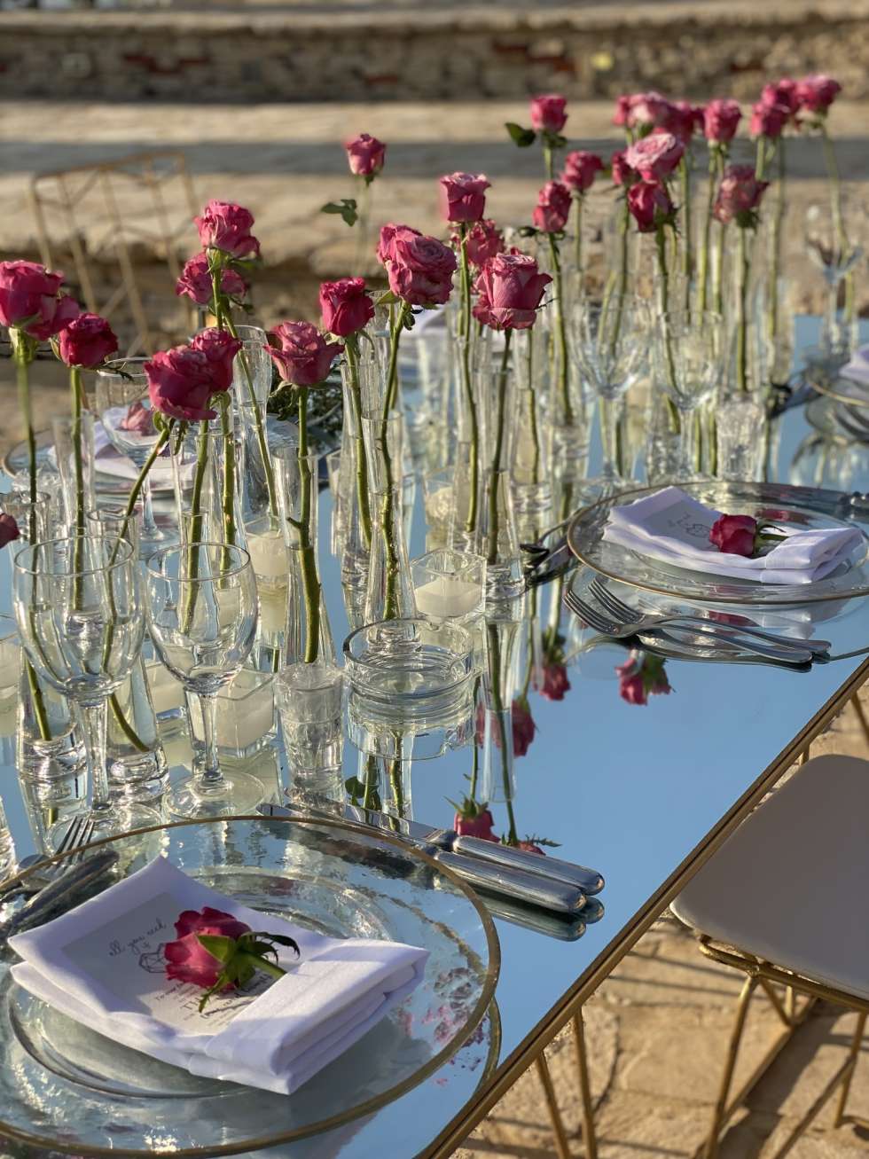 A Rose Ombre Wedding in Lebanon A Rose Ombre Wedding in Lebanon