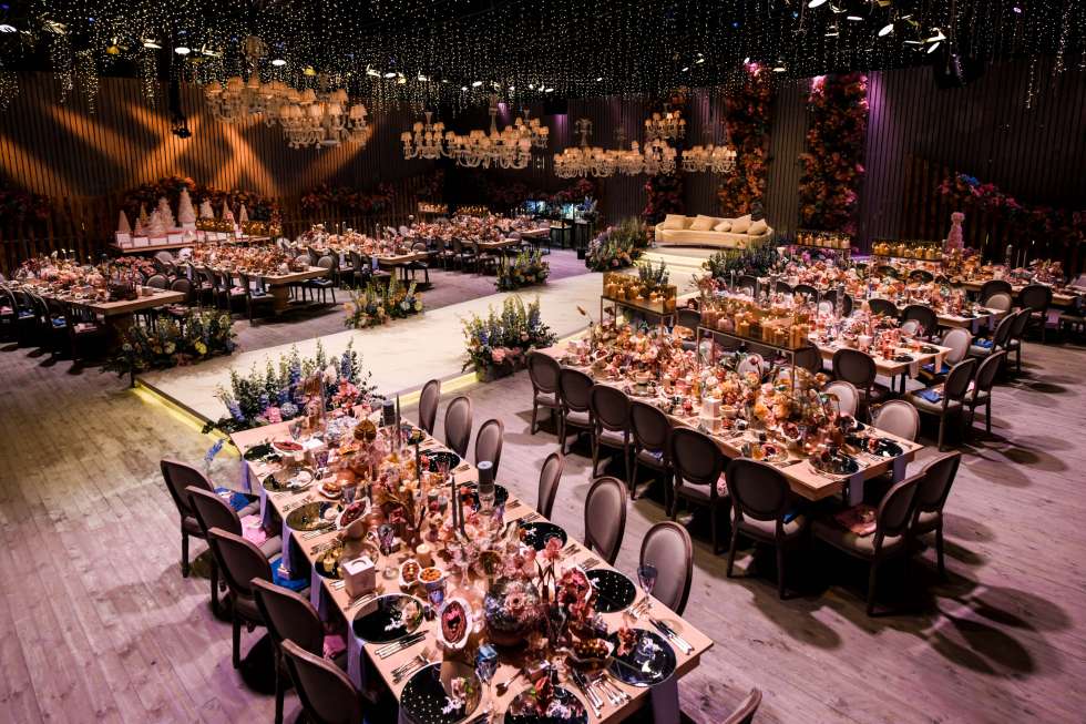 An Enchanted Garden Engagement Party in Qatar An Enchanted Garden Engagement Party in Qatar