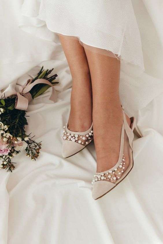Nude Bridal Shoes