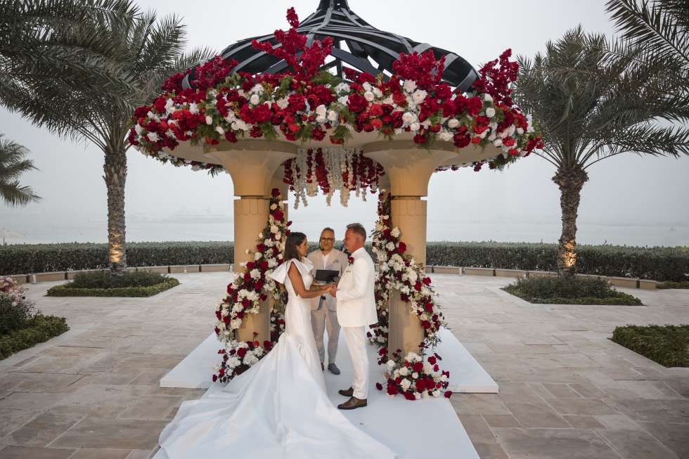 A Romantic Destination Wedding in Dubai