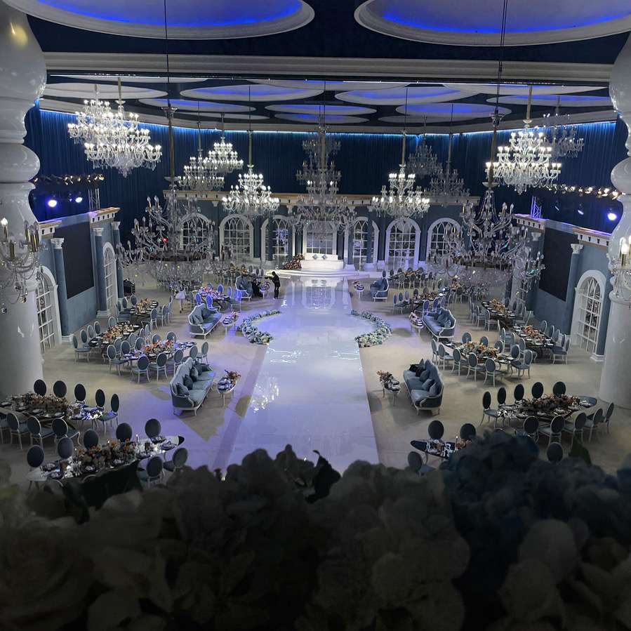 The Blue Castle Wedding in Qatar