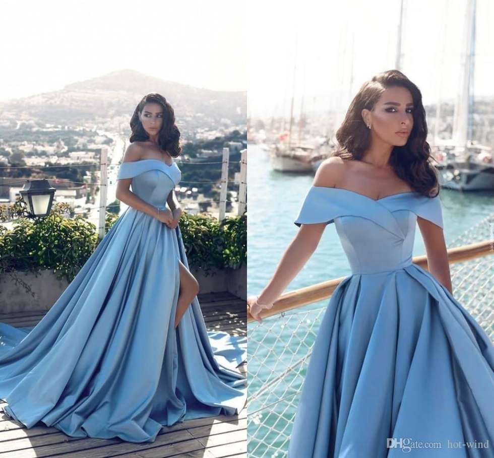 Baby blue engagement outlet dress