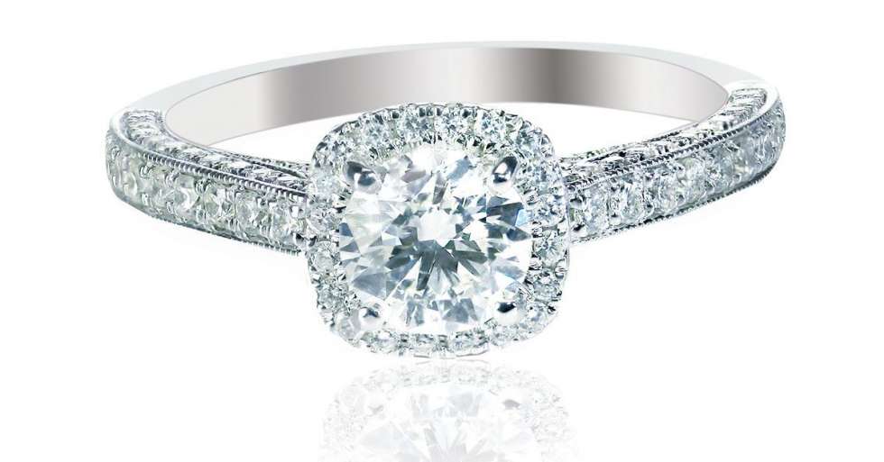 Halo Diamond Ring