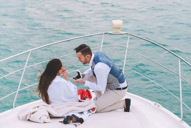 A Yacht Marriage Proposal