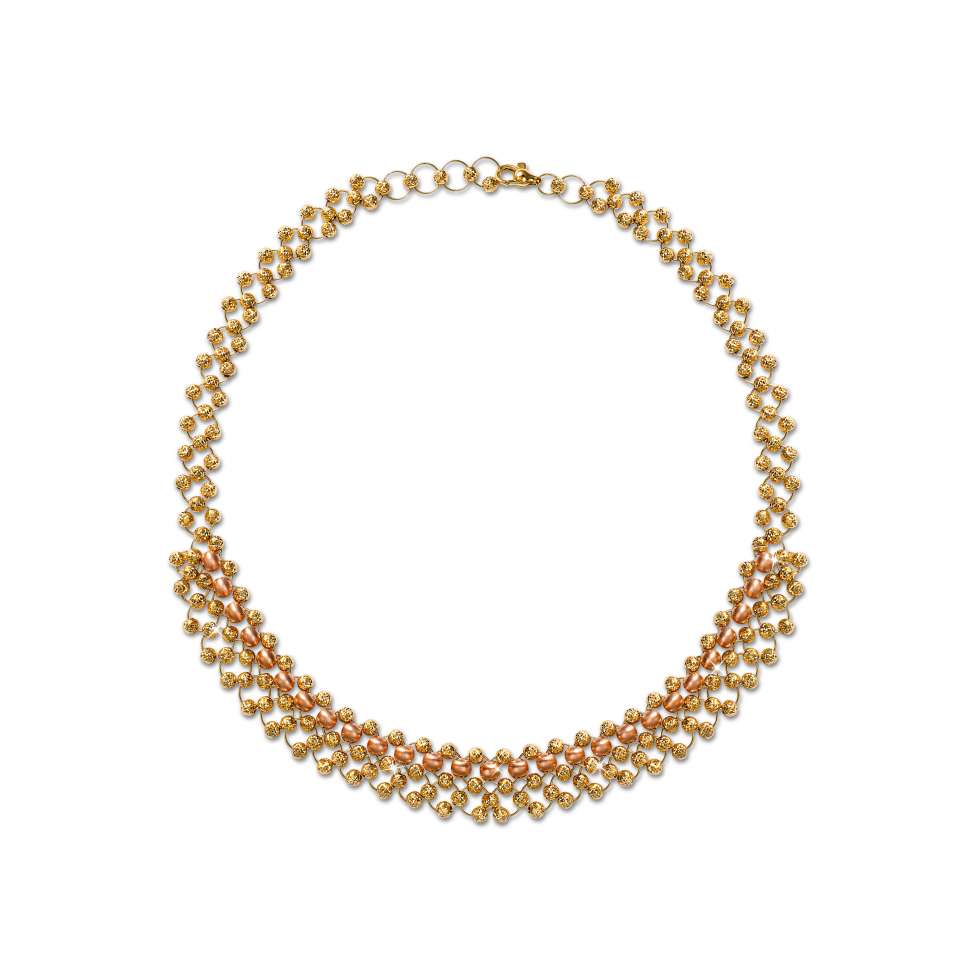 Gold necklace by Liali