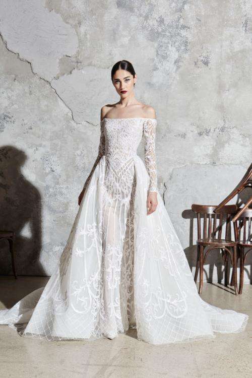 Zuhair Murad Off The Shoulder Wedding Dress