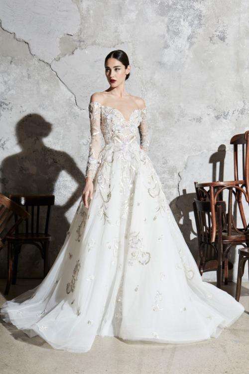 Zuhair Murad Off The Shoulder wedding dress