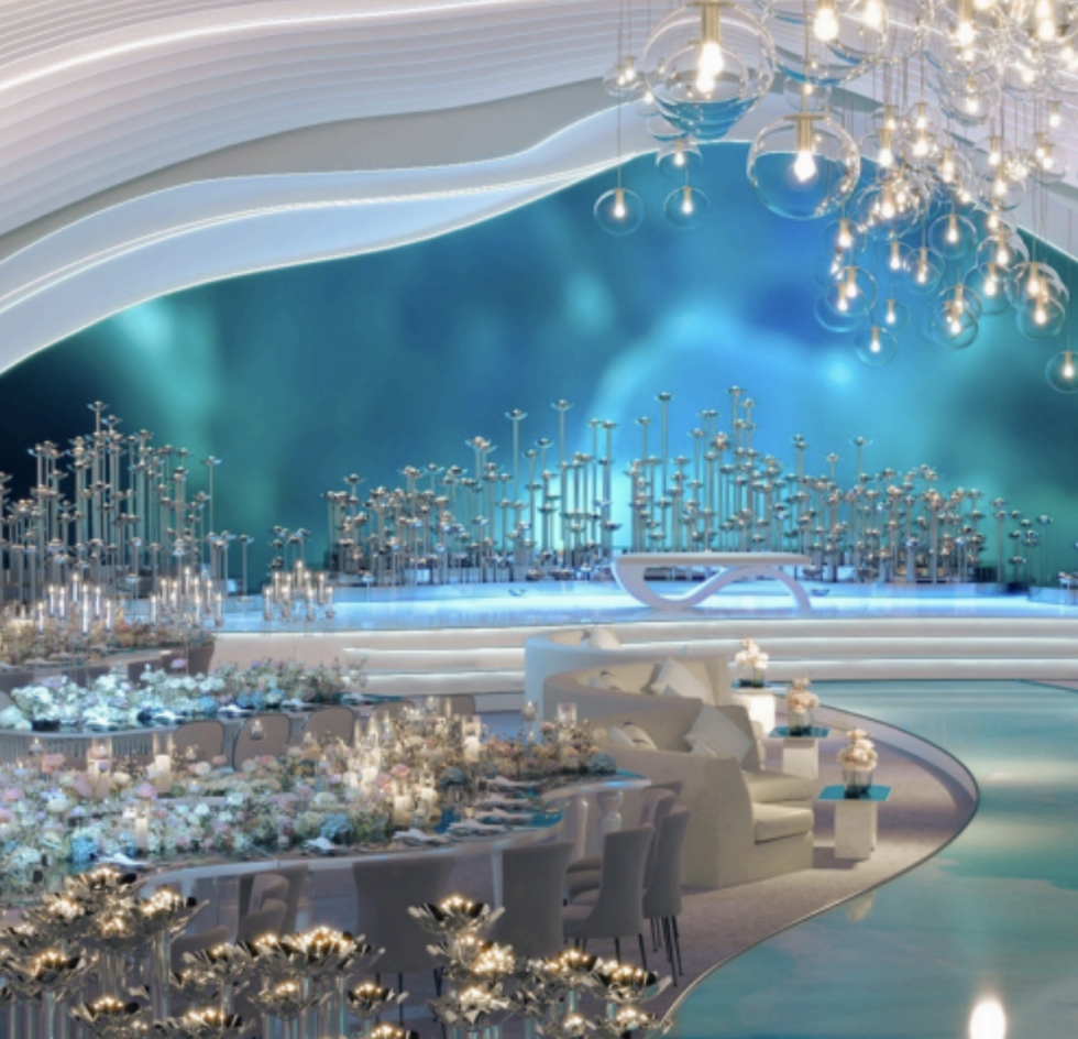 حزمة ديكور خطوبة فخم ومميز في دبي